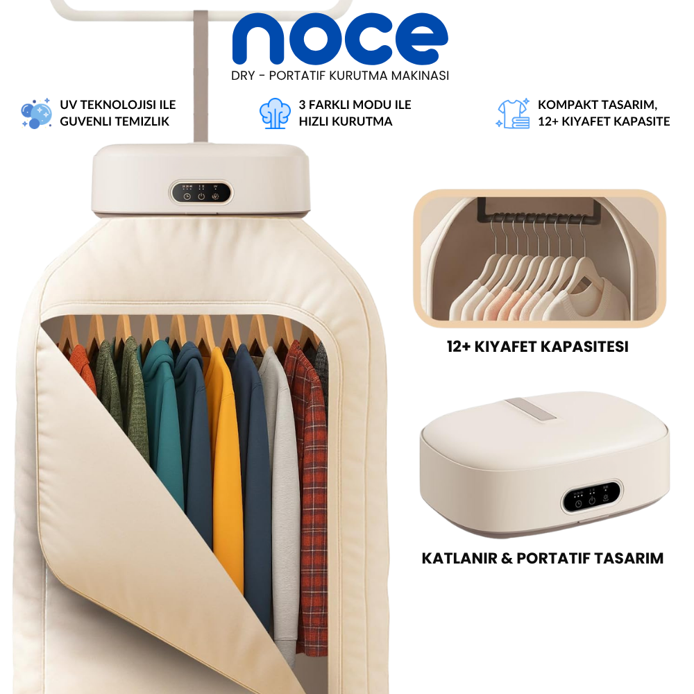 Noce Dry - Portatif Kurutma Makinası