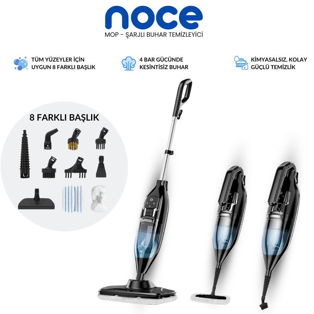 Noce Mop | Buharlı Temizlik Makinası