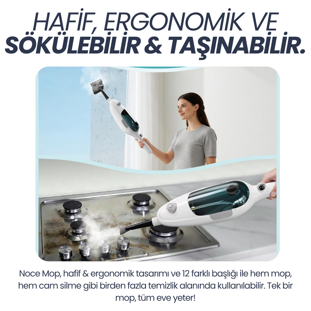 Noce Mop | Buharlı Temizlik Makinası